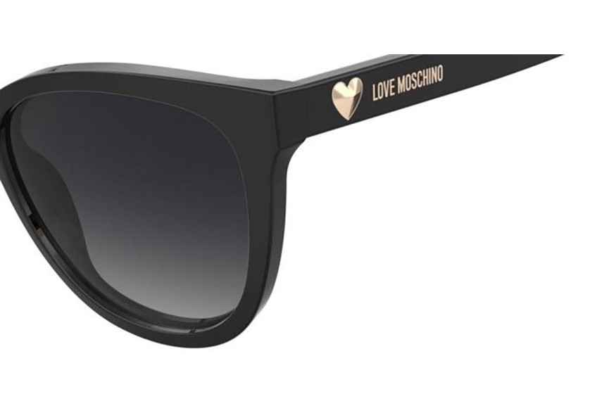 Sunglasses Love Moschino MOL072/S 7RM/9O Rechteck Schwarz