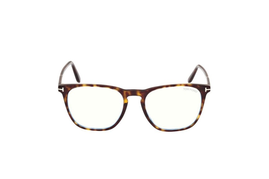 Brillen Tom Ford FT5937-B 052 Rechteck Havanna