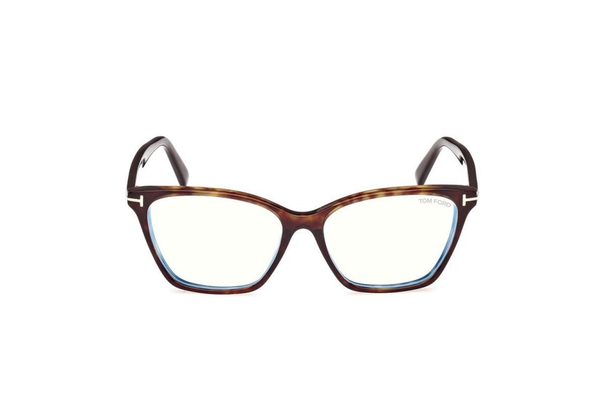 Brillen Tom Ford FT5949-B 052 Cat Eye Havanna