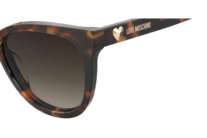 Sunglasses Love Moschino MOL072/S H7P/HA Rechteck Havanna