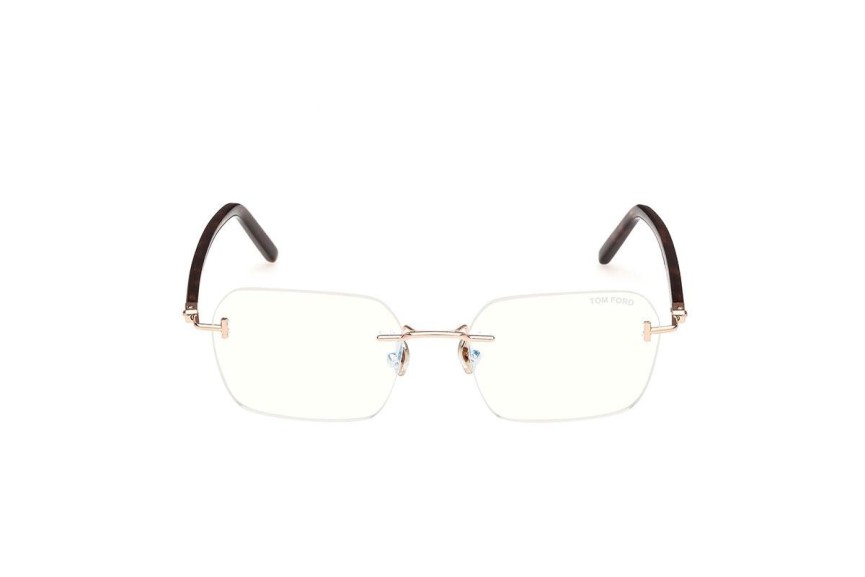 Glasses Tom Ford FT5934-B 028 Rechteck Gold