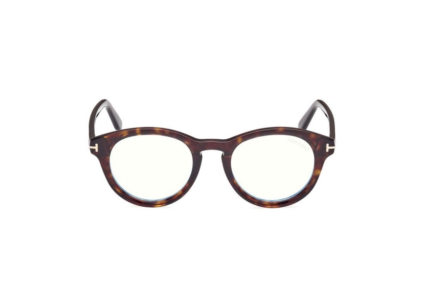 Brillen Tom Ford FT5940-B 052 Rund Havanna