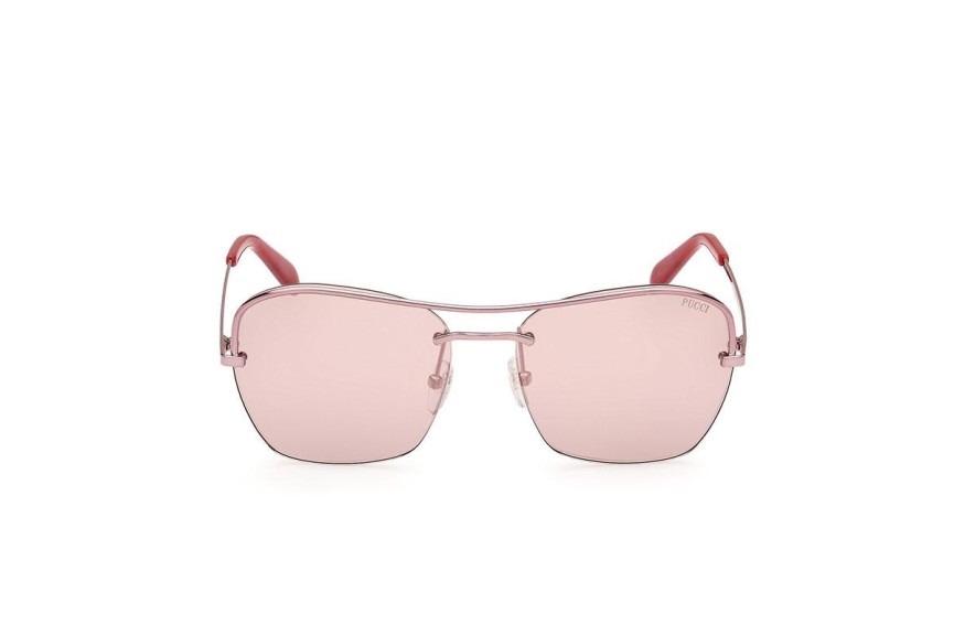 Sonnenbrille Emilio Pucci EP0225 72U Rechteck Rosa