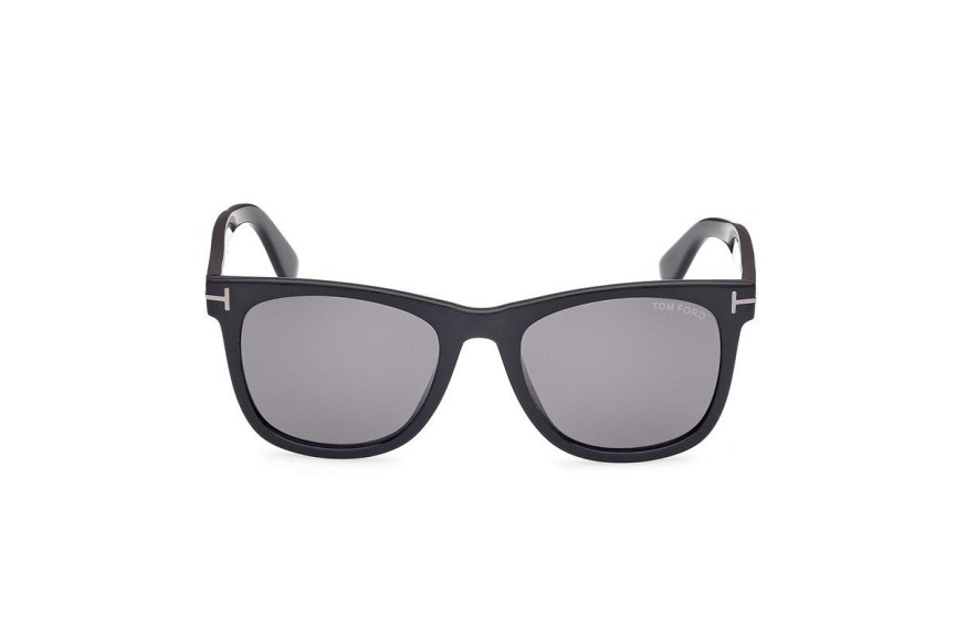 Sonnenbrille Tom Ford FT1099-N 01D Polarized Quadratisch Schwarz