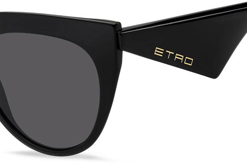 Sonnenbrille Etro ETRO0003/S 807/IR Cat Eye Schwarz