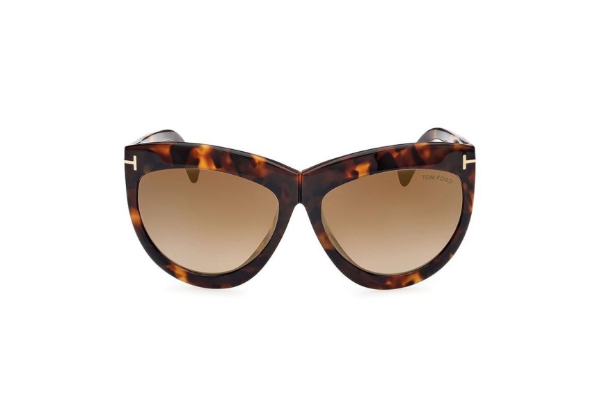 Sonnenbrille Tom Ford FT1112 53G Cat Eye Havanna