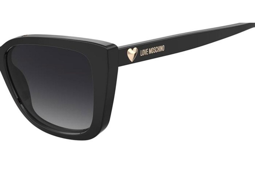 Sonnenbrille Love Moschino MOL073/S 7RM/9O Rechteck Schwarz