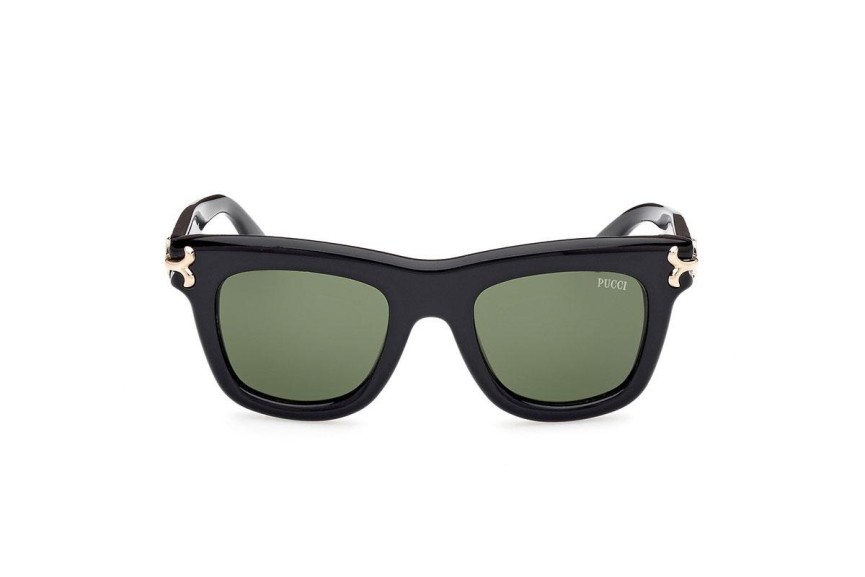 Sunglasses Emilio Pucci EP0222 01N Quadratisch Schwarz