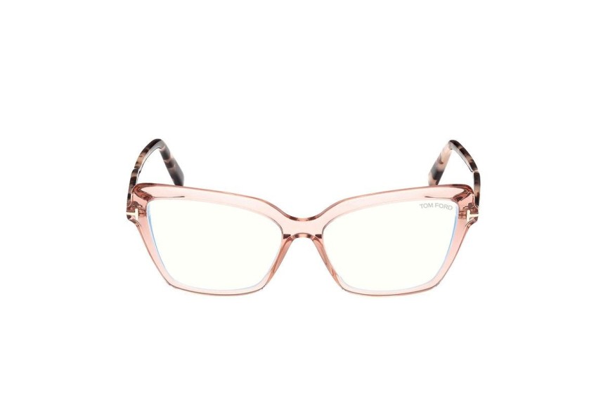 Glasses Tom Ford FT5948-B 072 Cat Eye Rosa