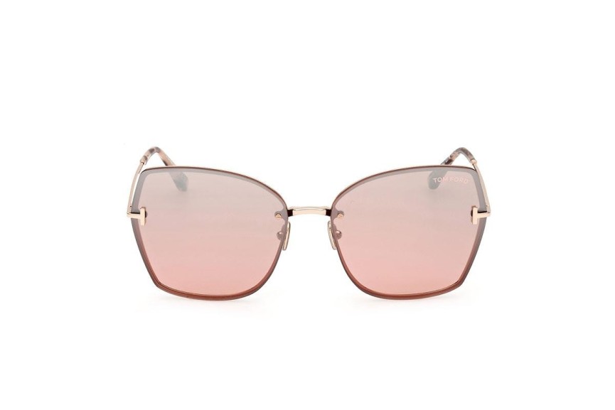 Sunglasses Tom Ford FT1107 28U Quadratisch Gold