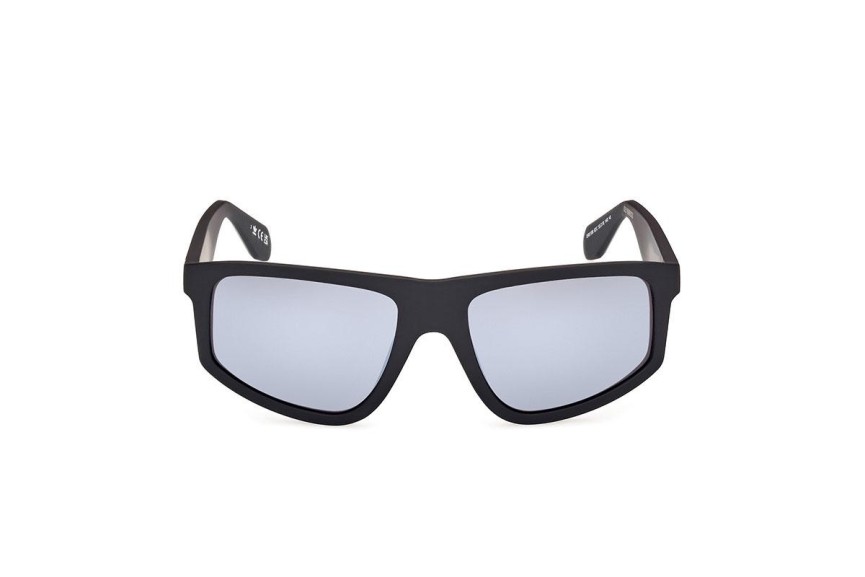 Sonnenbrille Adidas Originals OR0108 02C Rechteck Schwarz