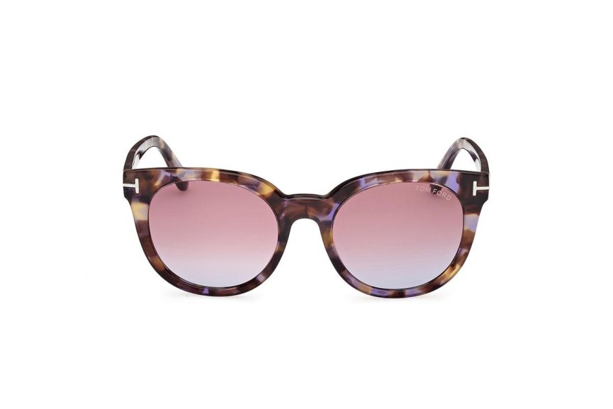 Sonnenbrille Tom Ford FT1109 55Z Rund Havanna