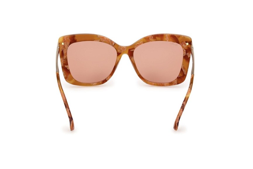 Sunglasses Max Mara MM0101 56E Rechteck Havanna