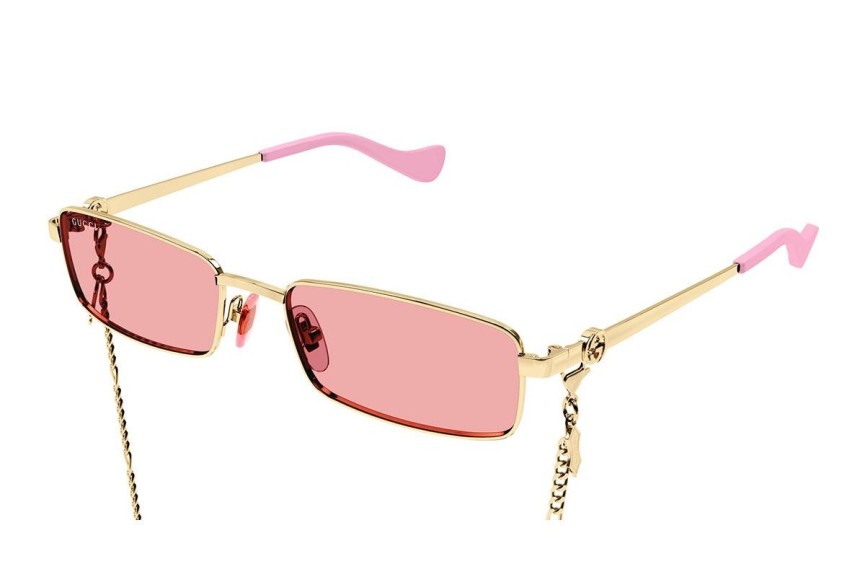 Sunglasses Gucci GG1600S 004 Quadratisch Gold