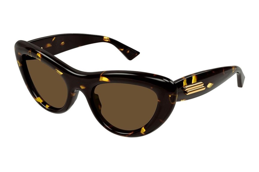 Sunglasses Bottega Veneta BV1282S 002 Cat Eye Havanna