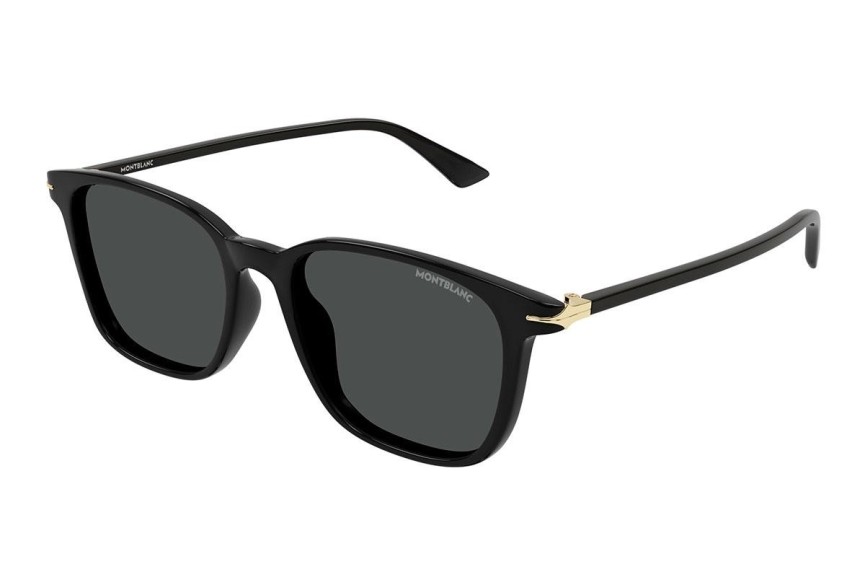 Sonnenbrille Mont Blanc MB0338S 001 Rechteck Schwarz