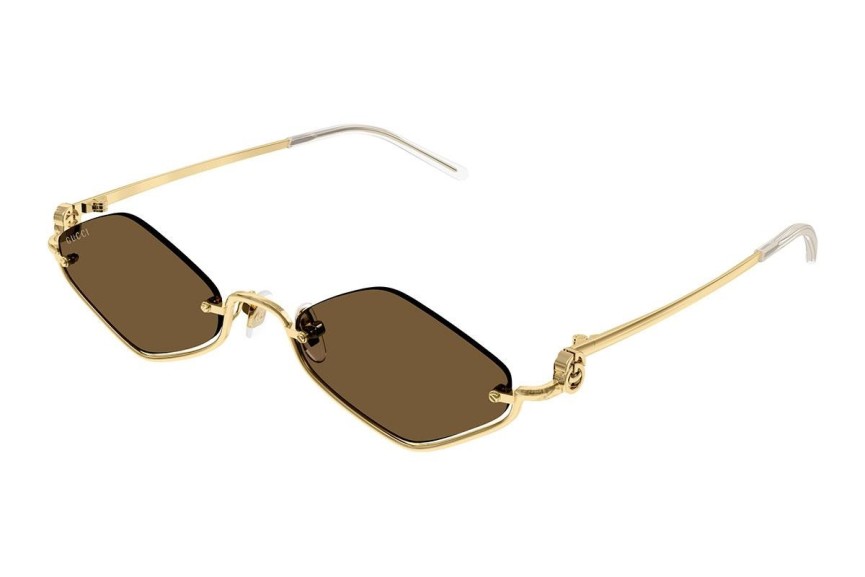 Sonnenbrille Gucci GG1604S 002 Besondere Gold