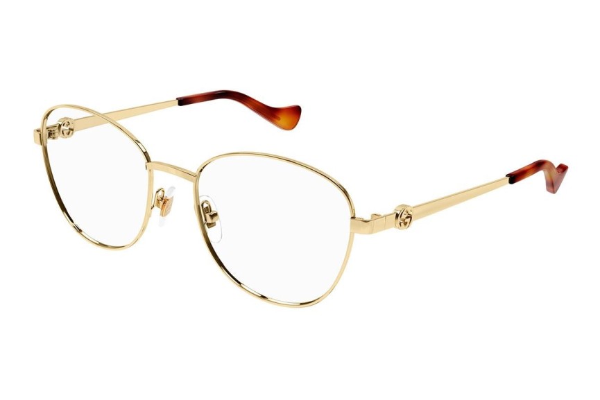 Glasses Gucci GG1601O 002 Rund Gold