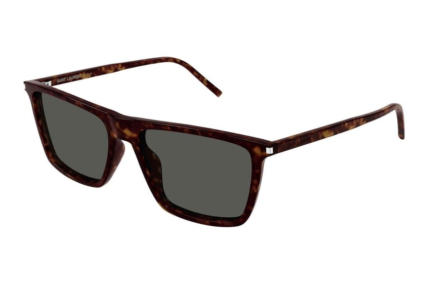 Sonnenbrille Saint Laurent SL668 002 Rechteck Havanna