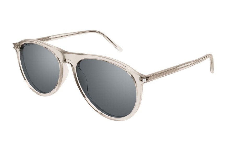 Sonnenbrille Saint Laurent SL667 003 Pilot Beige