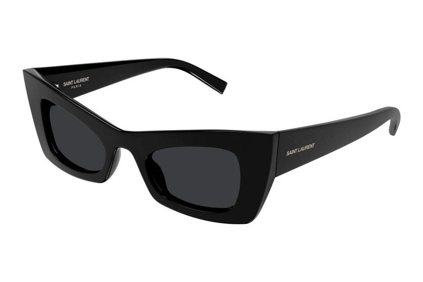 Sunglasses Saint Laurent SL702 001 Cat Eye Schwarz