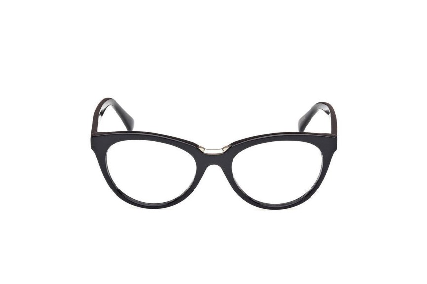 Glasses Max Mara MM5132 001 Rund Schwarz