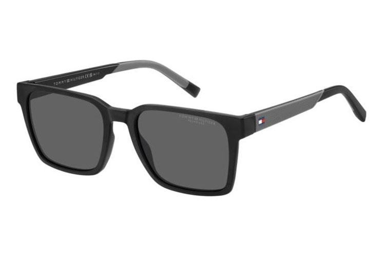 Sonnenbrille Tommy Hilfiger TH2143/S 08A/M9 Polarized Rechteck Schwarz