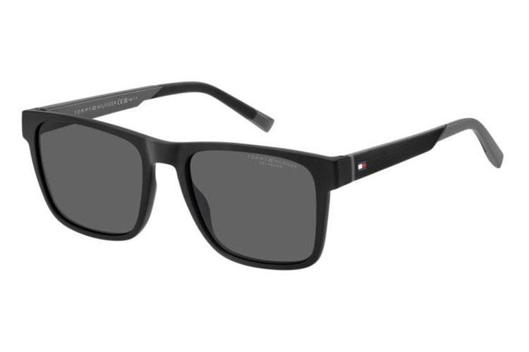 Sonnenbrille Tommy Hilfiger TH2144/S 08A/M9 Polarized Rechteck Schwarz