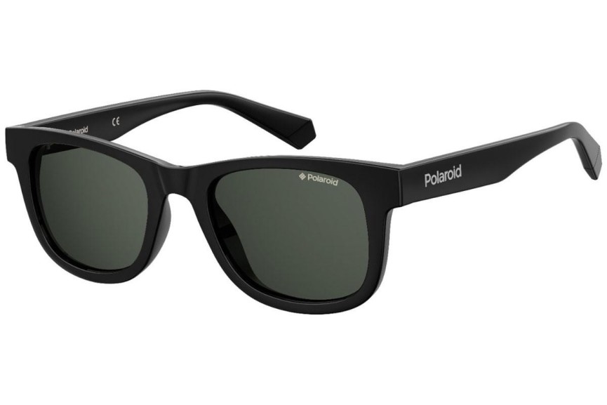 Sonnenbrille Polaroid Junior PLD8009/N/NEW 807/M9 Polarized Quadratisch Schwarz