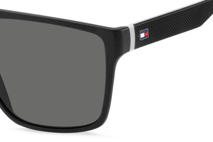 Sunglasses Tommy Hilfiger TH1717/S 08A/M9 Polarized Flat Top Schwarz