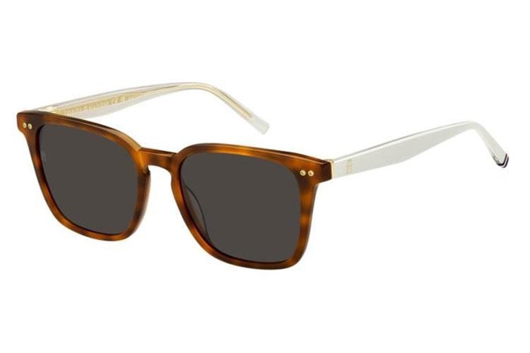 Sonnenbrille Tommy Hilfiger TH2158/S 0UC/IR Rechteck Havanna