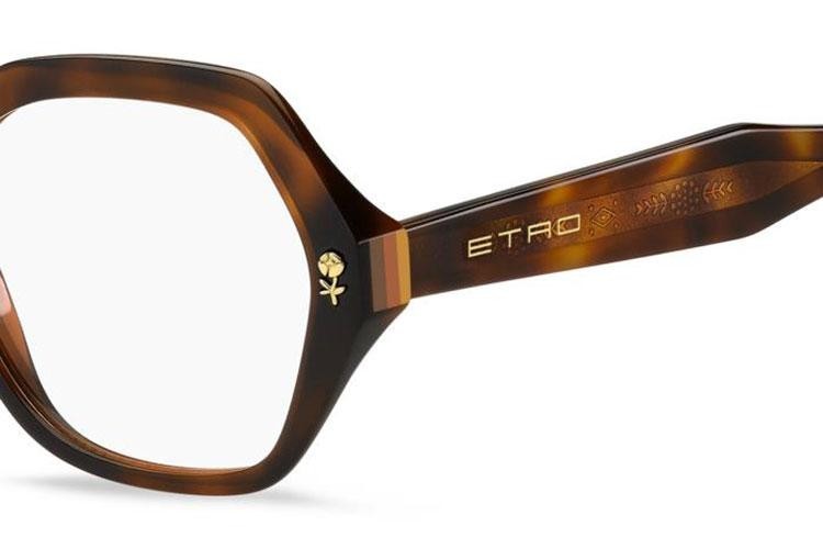 Glasses Etro ETRO0012 05L Quadratisch Havanna