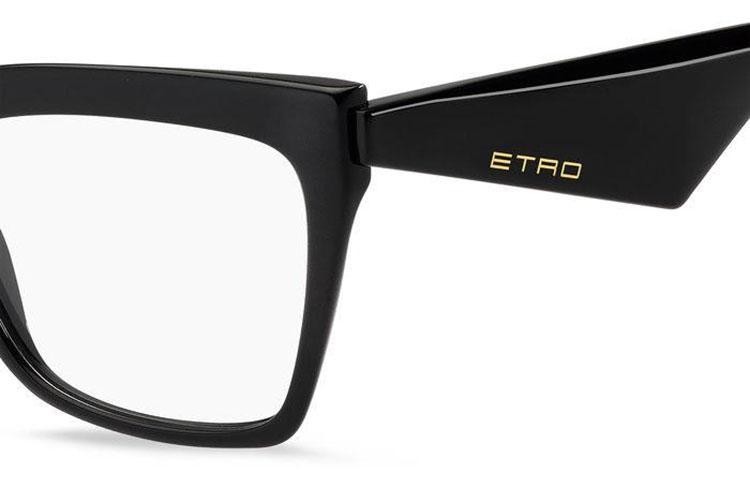 Glasses Etro ETRO0006 807 Rechteck Schwarz