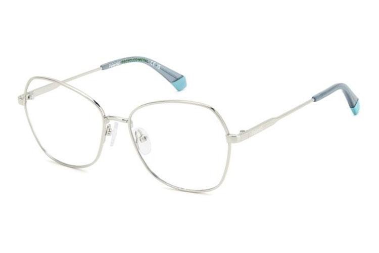 Glasses Polaroid PLDD539 010 Cat Eye Silber