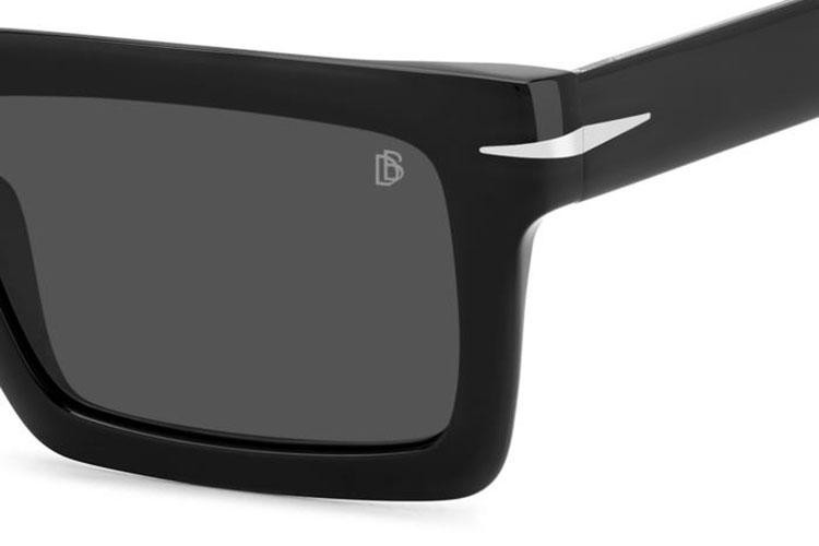 Sonnenbrille David Beckham DB7126/S 807/IR Rechteck Schwarz