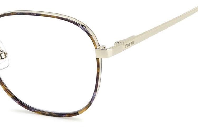 Glasses Fossil FOS7181/G 3YG Rund Gold