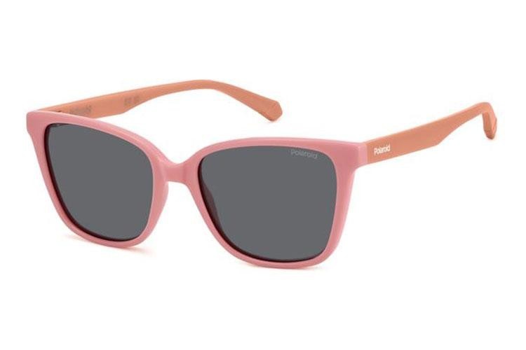 Sonnenbrille Polaroid Junior PLD8062/S 35J/M9 Polarized Cat Eye Rosa