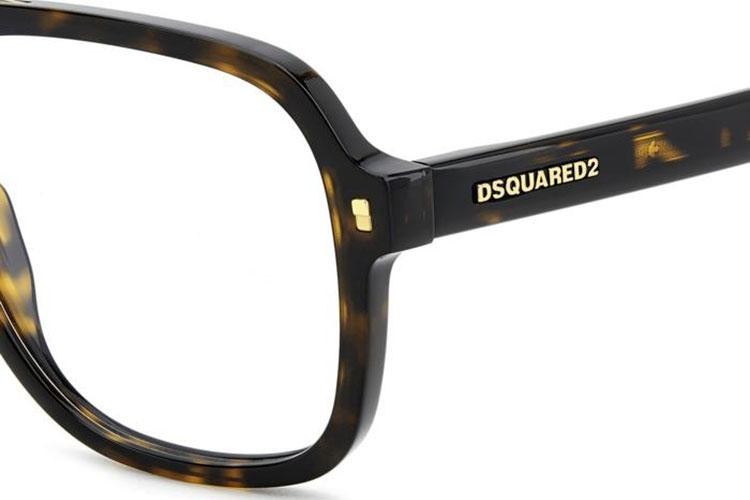 Brillen Dsquared2 D20145 086 Rechteck Havanna