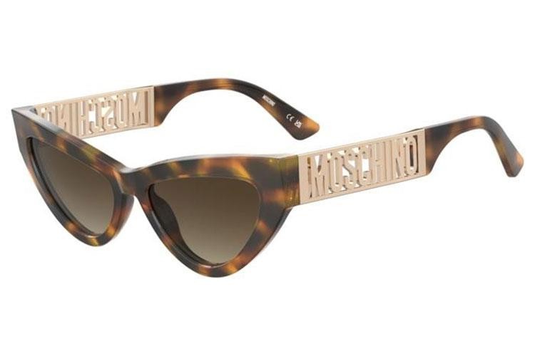 Sonnenbrille Moschino MOS170/S 086/HA Cat Eye Havanna