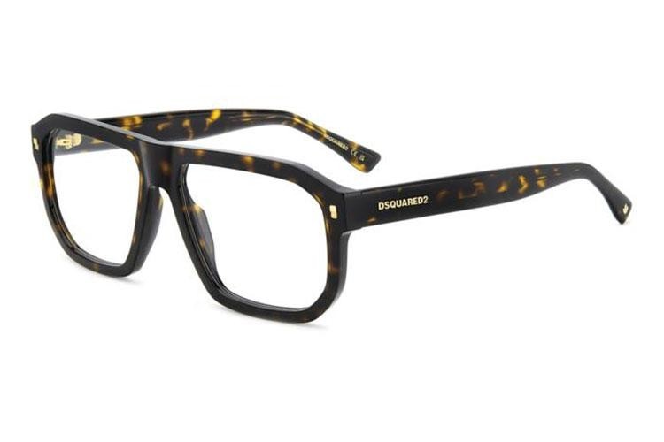 Glasses Dsquared2 D20146 086 Rechteck Havanna