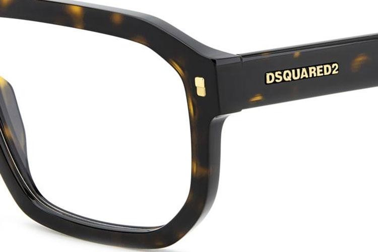 Brillen Dsquared2 D20146 086 Rechteck Havanna