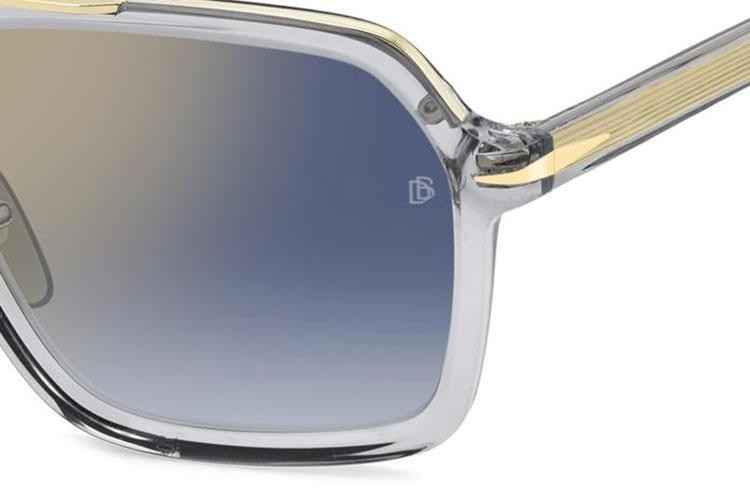 Sunglasses David Beckham DB7128/S FT3/1V Rechteck Grau