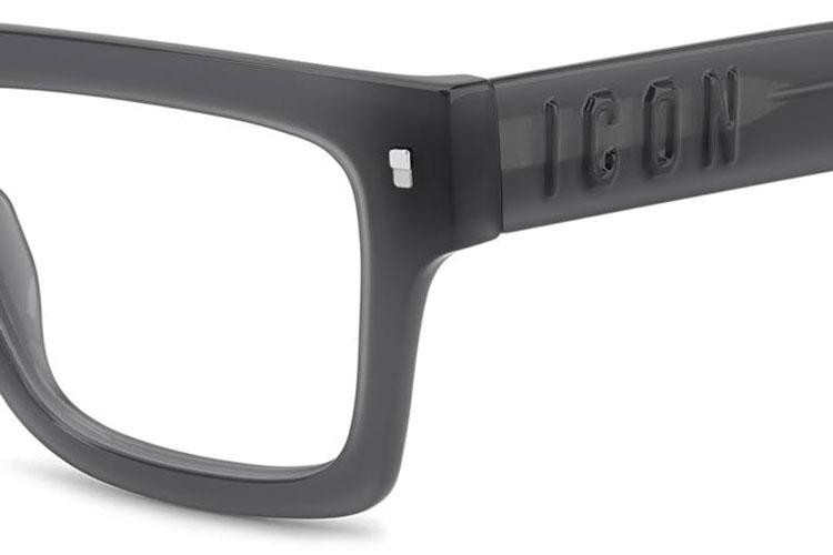 Glasses Dsquared2 ICON0023 KB7 Rechteck Grau