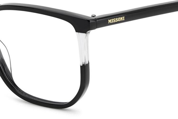 Glasses Missoni MIS0202 807 Rechteck Schwarz