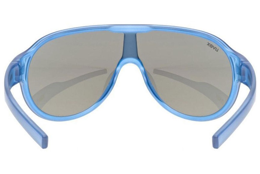 Sunglasses uvex sportstyle 512 Blue Transparent S3 Monoscheibe | Shield Blau