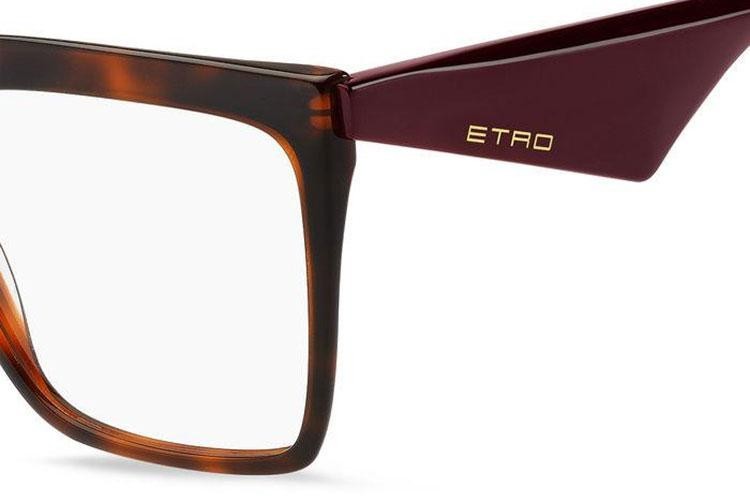 Brillen Etro ETRO0005 086 Rechteck Havanna