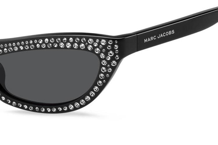 Sunglasses Marc Jacobs MARC797/S 7C5/IR Cat Eye Schwarz