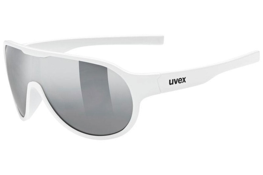 Sonnenbrille uvex sportstyle 512 White S3 Monoscheibe | Shield Weiß