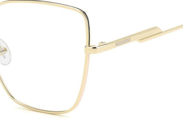 Glasses Missoni MIS0203 J5G Rechteck Gold