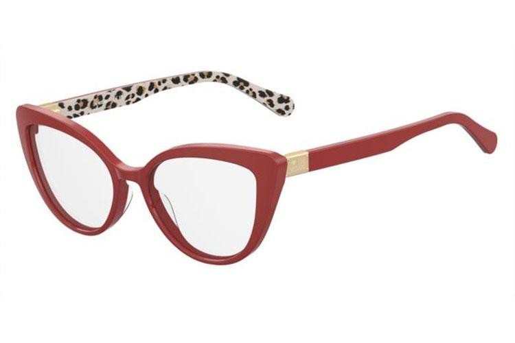 Glasses Love Moschino MOL500 3VJ Cat Eye Rot